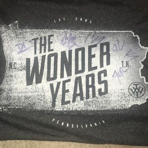 The Wonder Years Signed Band Tee